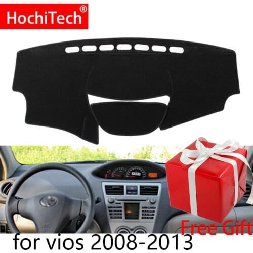 For Toyota Vios 2008 2009 2010 2011-2013 Right Left Hand Drive Car Dashboard Covers Mat Shade Cushion Pad Carpets Accessories