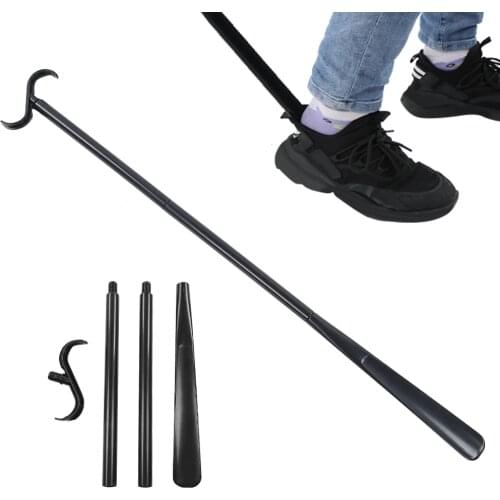Long Dressing Shoes Socks Dressing Stick Multifunction Detachable Shoe Horn Aid Stick for Mobility Disabled Patient Elderly 90CM