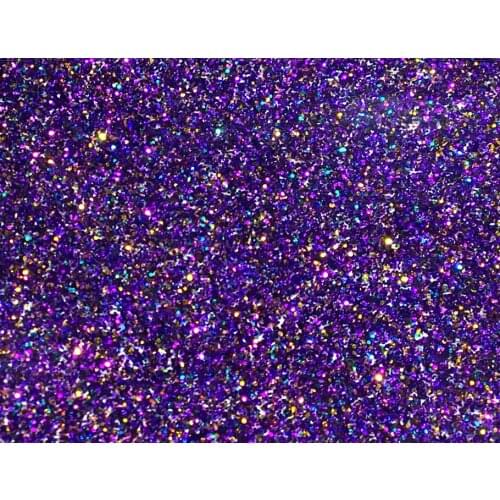 Acrylic/PMMA 2-Sided Holographic Glittering Color Sheets 3.0mm for Jewelries, Crafts, Art Works, Decoration - Purple (PG0002H)