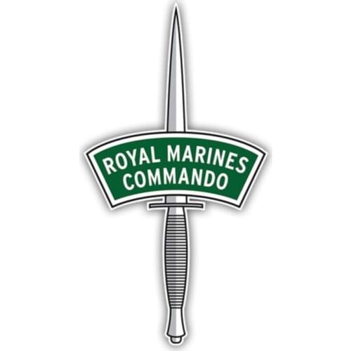 Interesting Car Sticker Royal Marines Commando Dagger Car Window Accessories Decal Laser Waterproof PVC 13cm X 7cm