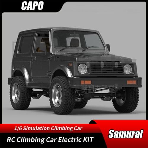 Capo Samurai 1/6 Crawler Climbing Car KIT RC Electric Simulation Remote Control Model Off-road Vehicle Children Adult Toy Gifts