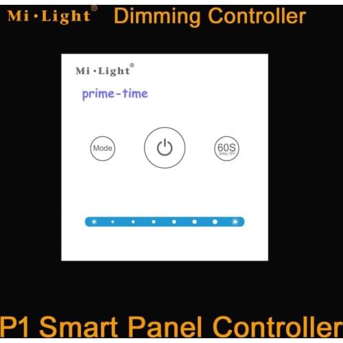 Mi-light P1 smart panel led controller compatible with brightness dimming for single color led strip dc12-24v