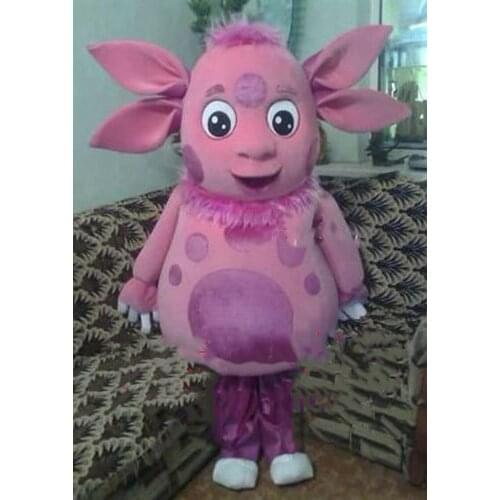 Lovely Pink Monster Mascot Costume Suits Cosplay Party Game Fancy Dress Outfits Advertising Promotion Carnival Halloween Adults