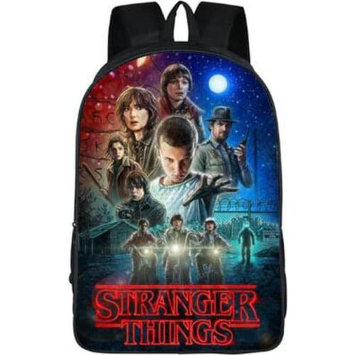 Montauk Stranger Things Season prints Backpack Students School Bag For Girls Boys Rucksack mochila customize Halloween gift