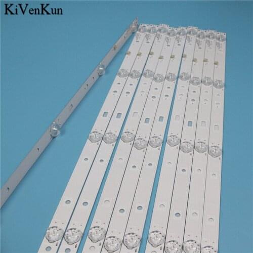 10PCS 470mm 6V TV Lamp Kits LED Backlight Strips DU49-1000 LED Bars Bands JS-D-JP4910-041EC(60517) Rulers Tapes E49DU1000 Matrix