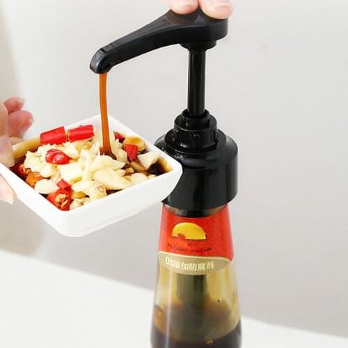Pressure Oil Sprayer Scalable Pipe Push Type Syrup Bottle Nozzle Household Oyster Sauce Pump Tools Kitchen Accessories