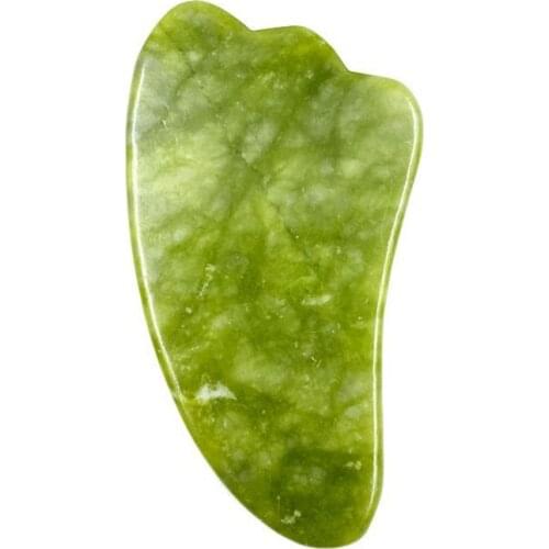 Natural Jade Gua Sha Scraper Board Massage Rose Quartz Jade Guasha Stone for Face Skin Lifting Wrinkle Remover Beauty Care