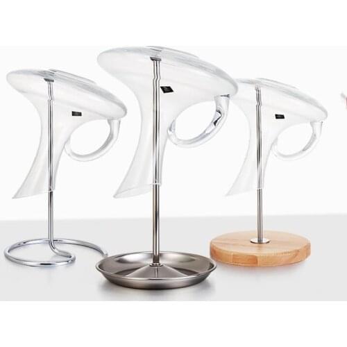 New Professional Wine decanter holder drying rack Glass Bottle cleaning brush Glassware Decanter cleaner beads bar accessoires