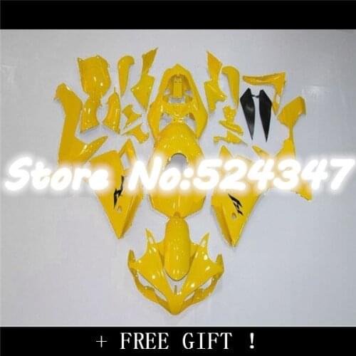 Fairing YZF R1 07 08 YZF-R1 07-08 YZF1000 R1 07 08 YZF R1 2007 2008 YELLOW for Yamaha-Hey