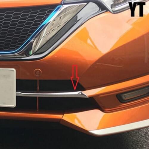 Front grille trim auto grille decoration cover for nissan note 2016 ,ABS chrome,2pc/lot