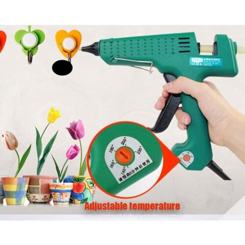 LAOA 150W Hot Melt Glue Gun Temperature Adjustable For Stick Paper Hairpin PU Flowers Graft Repair Heat Gun Pneumatic DIY Tools
