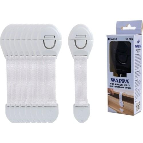 Child Baby Drawer Cabinet White Goods Security Safety Lock Multi-Purpose Lock 10 Pcs Lock