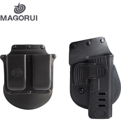 Tactical glock rifle accessies shot police holster belt pouch Tactical GL 2 Paddle Pistol Holster Glock 17 19 22 23 31 32 34 35