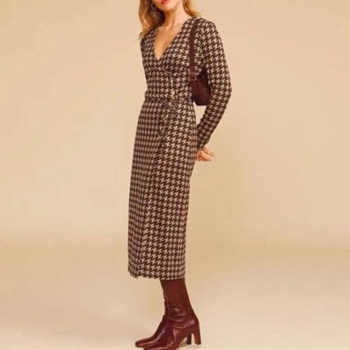 XIZOU Fashionable Knitted Dresses