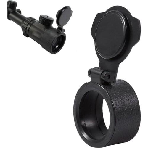 28-64MM Scope Telescopic Flip Up Spring Lens Protective Cover Cap Hunting Accessories Airsoft Gun Caliber Cover Quick Spring Cap