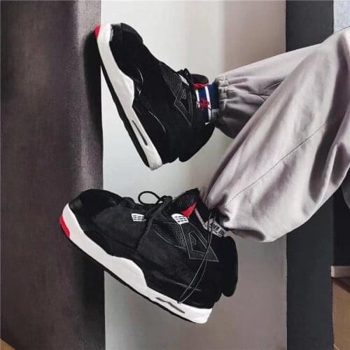 Ladies/Men Winter Warm Home Slides Size 35-42 Snug Sneakers Womens House Indoor Slippers Unisex Fashion Furry Big Cotton Shoes