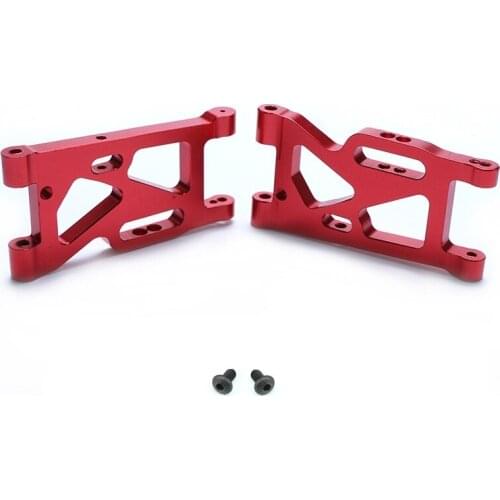 2PCS Rear Lower Suspension Arm for Wltoys 144001 Rc Hobby Model Car 1/14 Lc Racing Full Series Upright Set A-Arm Aluminum