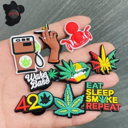 9PCS PVC Colorful Plant Cartoon Fridge Magnets Eat Sleep Smile Repeat Black Lives Matter Refrigerator Magnetic Sticker Children