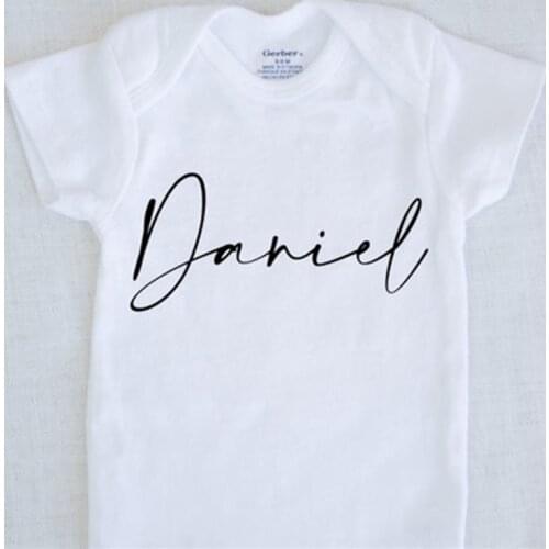 Custom Baby Onesie, Personalized Baby Boys Girls Clothes Baby Onesie With Name Baby Shower Gifts Custom Toddler Shirt