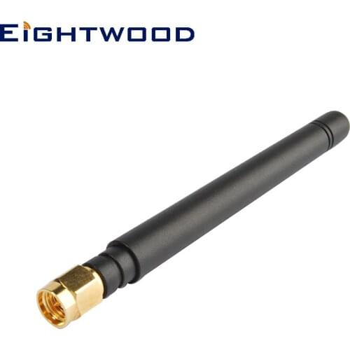 Eightwood 433Mhz 2dbi Indoor GSM Antenna Aerial SMA Plug Male RF Coax Connector for Alarms,ISM,Remote Control,Security Systems