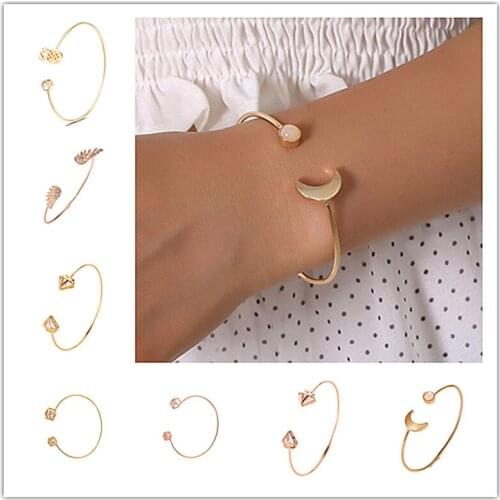 Hot Sale Gifts Gold Bracelet Party Favor Valentines Bridesmaid Guest Wedding Present Favor Souvenir Bedankje Cadeau Mariage