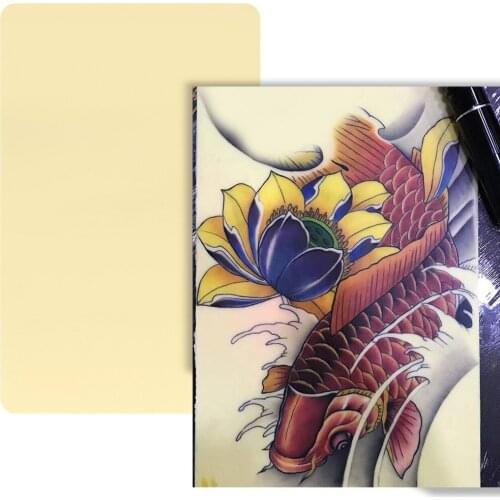 Tattoo Silicone Double-Sided Practice Leather Blank Leather A4 Large Beginner Home Practice Leather 3mm Thick Tattoo Equipment