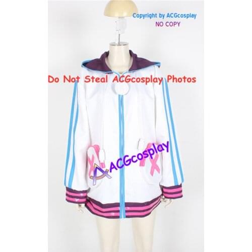 Hyperdimension Neptunia Neptune Purple Heart Cosplay Costume include headgear prop acgcosplay costume