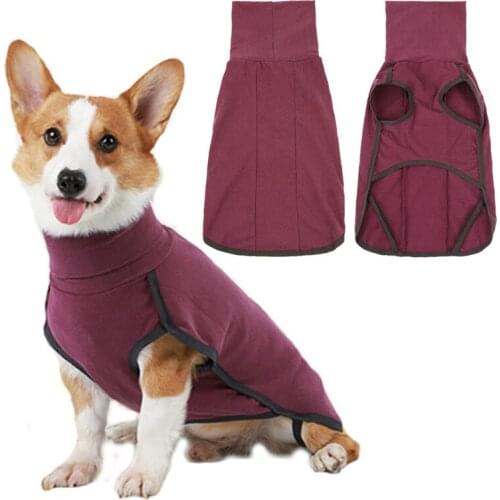 Autum Dog Clothes Super Warm Soft Dog Coat for Small Medium Large Dogs Flexible Windproof Winter Dog Clothing Dog Sweater Shirt