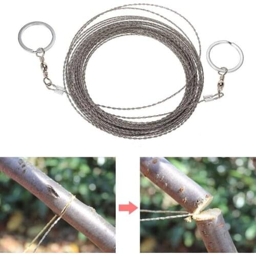 Hand Chain Saw Outdoor Survival Wire Saw Stainless Safety Fretsaw Emergency Survival Tool Camping Fishing Hunting Pocket Gear