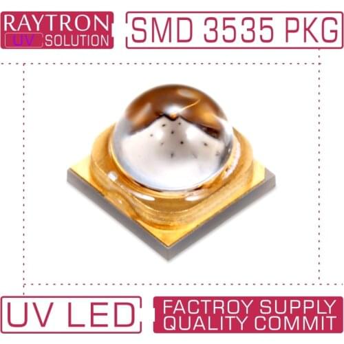 Factory supply 3.5x3.5mm high power high energy 3w ink curing PCB exprosure sterilization disinfection 365nm 405nm uv led lamp