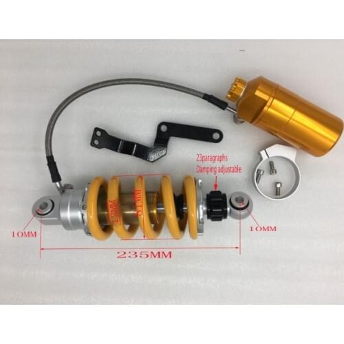 235mm Air Shock Absorbers Universal Motorcycle For Yamaha Kawasaki Z125 Honda MSX125 LC150 LC135 EXCITER150