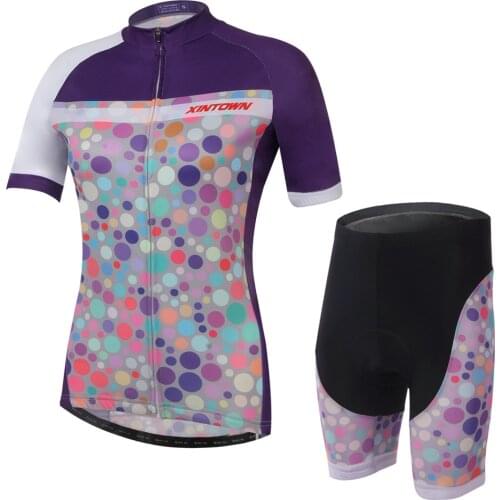 XINTOWN Cycling Sets Women Bike Cycling Clothing Women Pro Team Bicycle Clothes Mtb jersey Cycling Jerseys sets Ciclismo Ropa