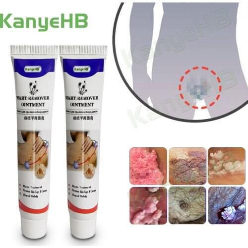 2pcs Warts Remover Cream Genital Penis Wart Antibacterial Ointment For Flat Warts Herpes Eczema Skin Tag Medical Ointment A634