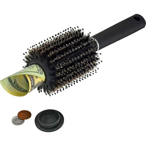 22.8cm Hidden Safes Hair Brush Style Secret Safe box for Hide Secret Money Valuables With Removable Lid
