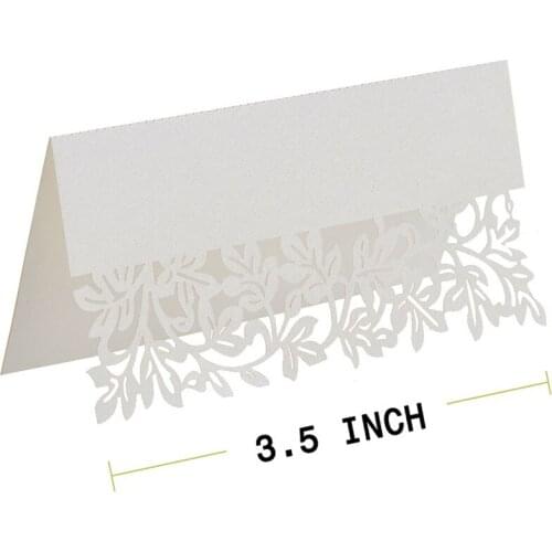 25PCS Hollow out Luxury Table Name Place Cards Wedding Christmas Birthday Party Invite Cards Table Decoration Favor 5Z