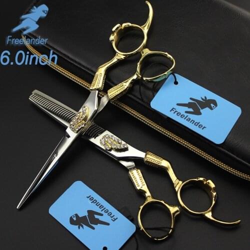 "6 Inch Retro Style Profissional Hairdressing Scissors Hair Cutting Scissors Set Barber Shears Stainless Steel Type Model Number
