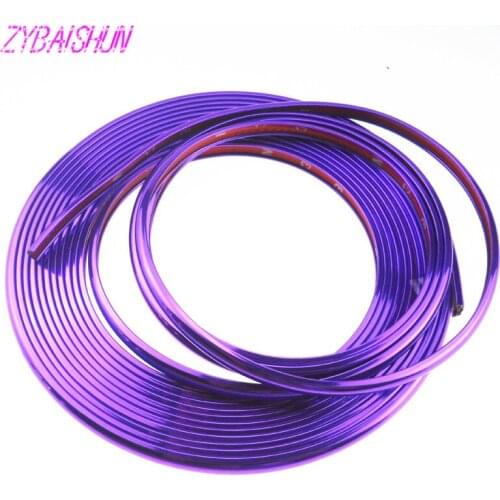 8 m car tire rim tire edge shield shiny cool DIY sticker for Ford Focus Fusion Escort Kuga Ecosport Fiesta Falcon EDGE/Explorer