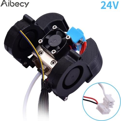 Aibecy Ender Full Assembled Extruder Hotend Kit with Aluminum Heating Block 0.4mm Nozzle Cooling Fan for Ender 3 Pro 3D Printer