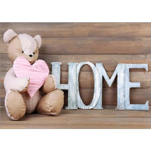 Round full diamond 5D English alphabet diamond painting Bear "HOME" DIY diamond embroidery kit home decoration gift