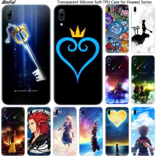 Hot anime kingdom hearts Soft Silicone Phone Case for Huawei Mate 10 20 Lite Pro Enjoy 9S Y9 Y7 Y6 Y5 2019 2018 Pro 2017 Fashion