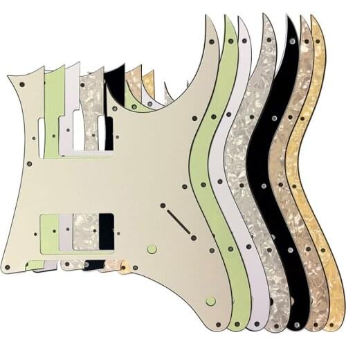 Pleroo Custom Electric Guitar Parts - For Ibanez MIJ RG350EXZ Guitar Pickguard HH Humbucker Pickup Scratch Plate Multiple Colour