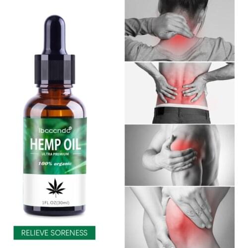 30ML Power Hemp Essential oil 100% Extract from Hemp Enrich Hemp elementals Bio-Drop for relax mind and sleep well anti-anxiety