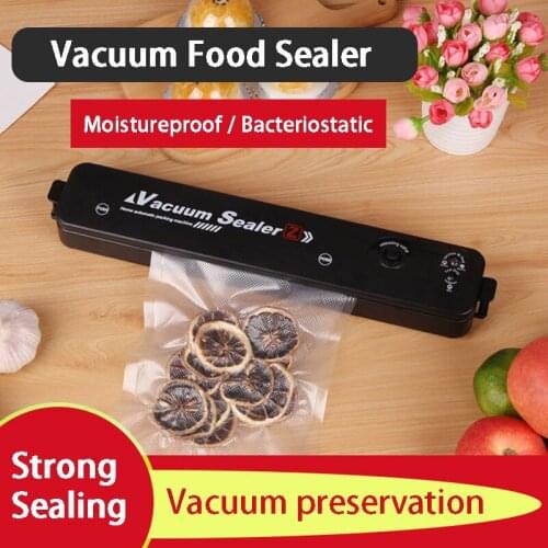 Electric Vacuum Sealer Machine for Meat Food Packer Automatic Packaging Saver Kitchen Storage/Order Compress Film Bags Sealer EU
