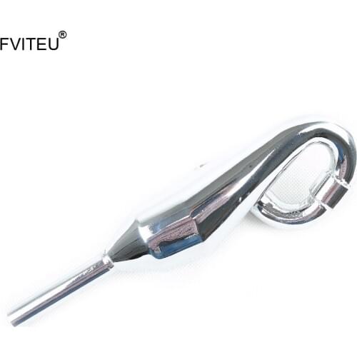 FVITEU Chrome tuned pipe exhaust pipe for 1/5 scale gas ROVAN SLT Truck