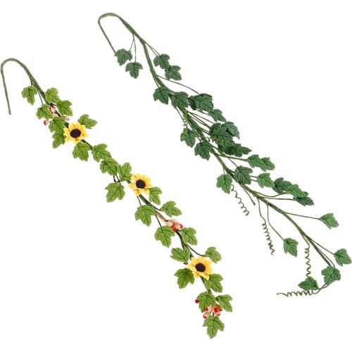 1/12 Dollhouse DIY Miniature Flower Doll House Miniature flower vine flowers handcrafted Clay Colorful Cute Climbing Rose Wattle