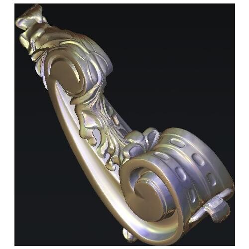 Furniture 4 axis STL relief file model for cnc router engraving cutting carving type3 artcam aspire M288-7