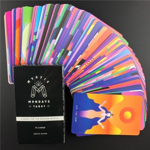 Tarot Cards Deck Board Game Card Set And Guidebook Set For Mystic Mondays Tarot Party Table Games Family Entertainment