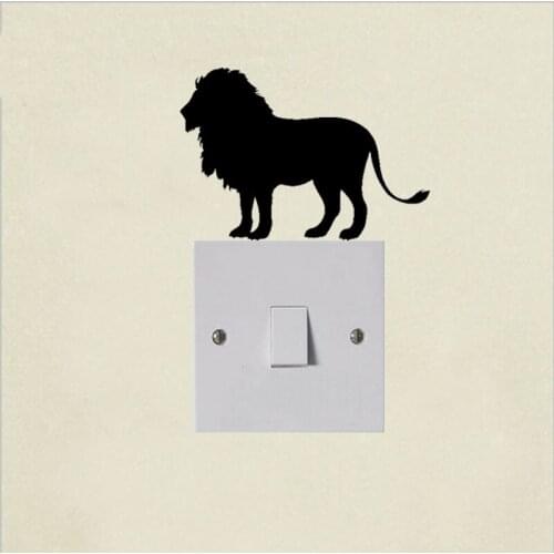 Lion Switch Sticker Decal Vinyl Decor Face Tribal King safari hunt 3SS0300