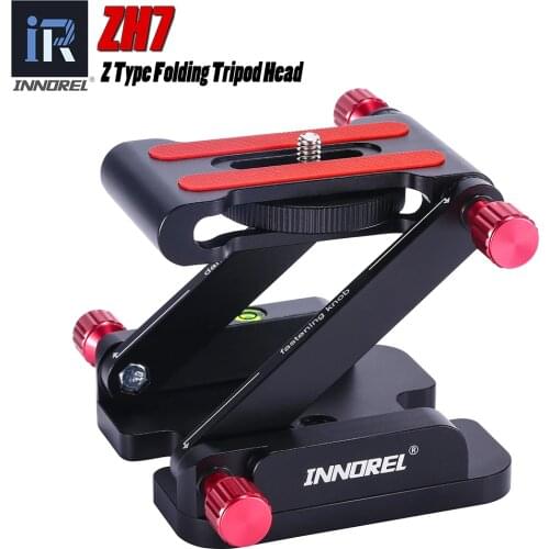 INNOREL ZH7 Portable Z-Type Camera Folding Tripod Pan Tilt Head dslr rail & Desktop Stand Holder
