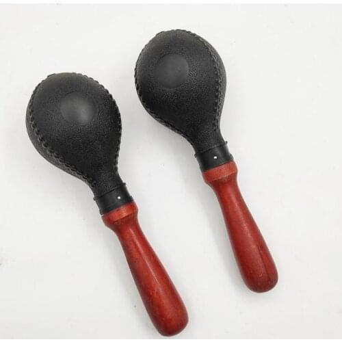 Profession Sand Hammers And Sand Balls Wooden Ball Toys Hammer Musical Rattles Educational Music Instrument For Boys Toddlers